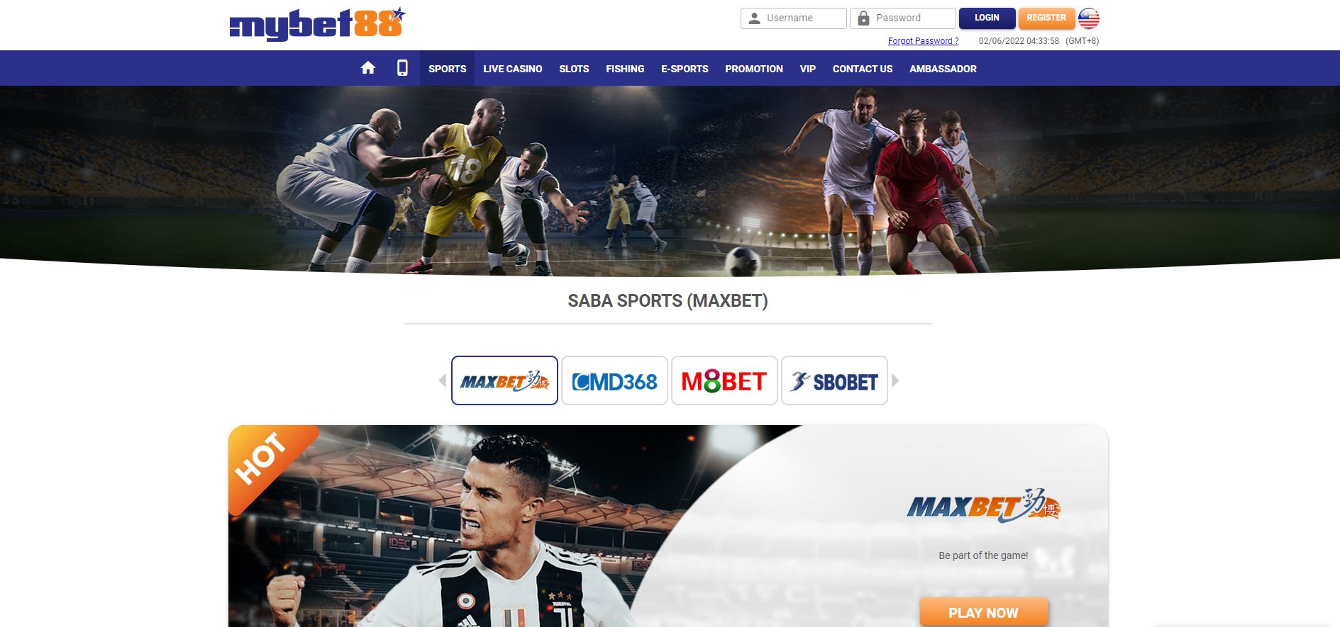 mybet88-available-games-sports-betting