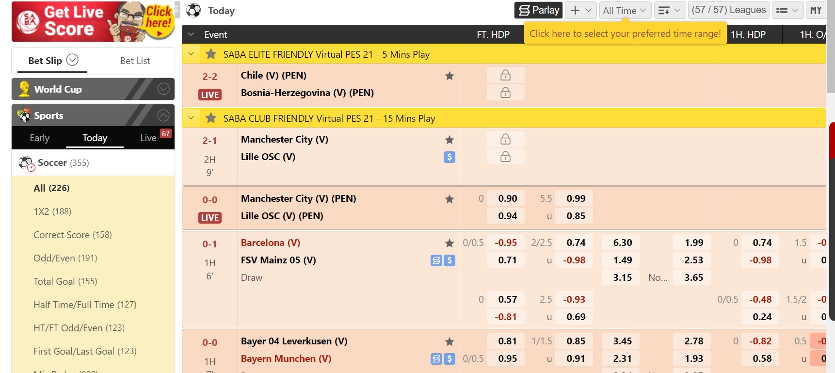 dafabet-available-games-sports-betting